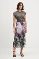 Odzież Desigual sukienka WALLS LACROIX 25WWVK05 szary