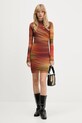 Desigual sukienka DANTE 25WWVK21 pomarańczowy AW25