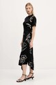 Desigual sukienka CALMA 25WWVK44 czarny AW25