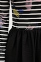 Obleka Desigual RAYA HIBRIDA 25WWVW15 črna