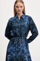 Desigual sukienka CAMISEROLICUAD niebieski 25WWVW23