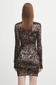 Abbigliamento Fiorucci vestito in velluto Banimalier Print Velour Padded Mini W02FPDMN011VR01BR01 marrone