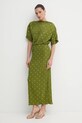 Never Fully Dressed rochie NFDDR2965 verde AW25