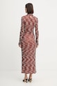 Missoni rochie DS25WG24.BR012N portocaliu AW25