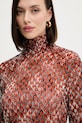 Missoni rochie portocaliu DS25WG24.BR012N
