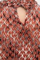 Missoni rochie DS25WG24.BR012N portocaliu