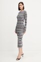 Missoni rochie din lână DS25WG01.BK01C0 alb AW25