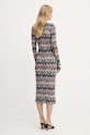 Odzież Missoni sukienka z wełną DS25WG1V.BR012F granatowy