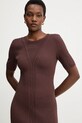 Φόρεμα Herve Leger Alina καφέ DCR8524107