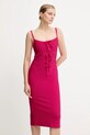 Odzież Herve Leger sukienka Alicia HBB8524977 różowy