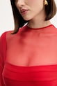 Herve Leger sukienka Ella HLT8525928 czerwony