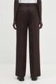 Odzież Anine Bing spodnie z dodatkiem wełny trent A.03.11187 brązowy