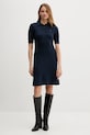Шерстяное платье Tommy Hilfiger WW0WW46436 тёмно-синий AW25