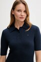 Tommy Hilfiger rochie din lână bleumarin WW0WW46436