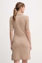 Odzież Tommy Hilfiger sukienka wełniana WW0WW46436 beżowy