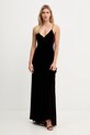 Forte Forte sukienka z dodatkiem jedwabiu 14351.mydress bordowy AW25