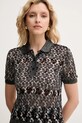 Odzież Missoni polo DS25WG09.BR012G czarny