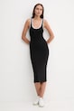 Calvin Klein Jeans rochie LV047D301G negru AW25