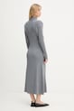 BOSS sukienka wełniana 50548520 szary AW25
