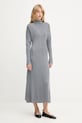 Odzież BOSS sukienka wełniana 50548520 szary