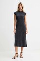 Calvin Klein sukienka LV044E219G szary AW25