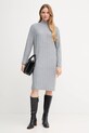 Barbour sukienka z wełną SOPHIA LDR0939 szary AW25