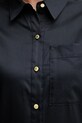 Barbour sukienka bawełniana SAFFRON LDR0942 granatowy