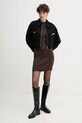 Šaty Calvin Klein Jeans LV047D318G hnědá AW25