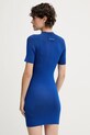 Odzież Calvin Klein Jeans sukienka LV047D318G niebieski