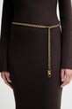 MICHAEL Michael Kors rochie cu lână MF5835G4VR maro