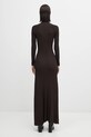 Одяг Сукня Coperni Leg Cut-Out Rib Gown COPML155Y3011 коричневий