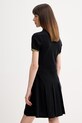 Odzież Fred Perry sukienka bawełniana D1177 czarny