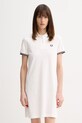 Fred Perry sukienka z elastanem biały D3600