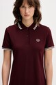 Fred Perry sukienka bordowy D3600
