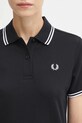 Fred Perry sukienka czarny D3600