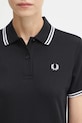 Fred Perry sukienka czarny D3600