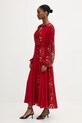 Farm Rio sukienka 345755 czerwony AW25
