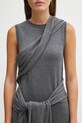 JW Anderson vestito con lana Tie Detail Sleeveless grigio KW1445.YN0320