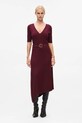 Karl Lagerfeld sukienka casual bordowy A4W13026
