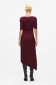 Karl Lagerfeld sukienka A4W13026 bordowy AW25