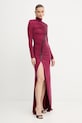 Elisabetta Franchi rochie ABR0957E2 burgundia AW25