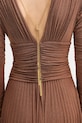 Elisabetta Franchi sukienka ABR4057E2 brązowy