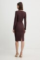 Одежда Платье Elisabetta Franchi AB80557E2 бордо