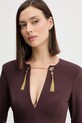 Elisabetta Franchi sukienka bordowy AB80557E2