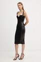 Φόρεμα Elisabetta Franchi AB83857E2 μαύρο AW25