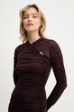 Šaty Elisabetta Franchi fialová AB88857E2