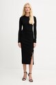 Elisabetta Franchi sukienka AM28S57E2 czarny AW25