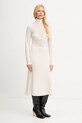 Платье с добавлением шерсти Elisabetta Franchi AM30S57E2 бежевый AW25
