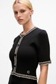 Karl Lagerfeld vestito A4W13024 nero AW25