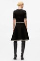 Karl Lagerfeld vestito nero A4W13024